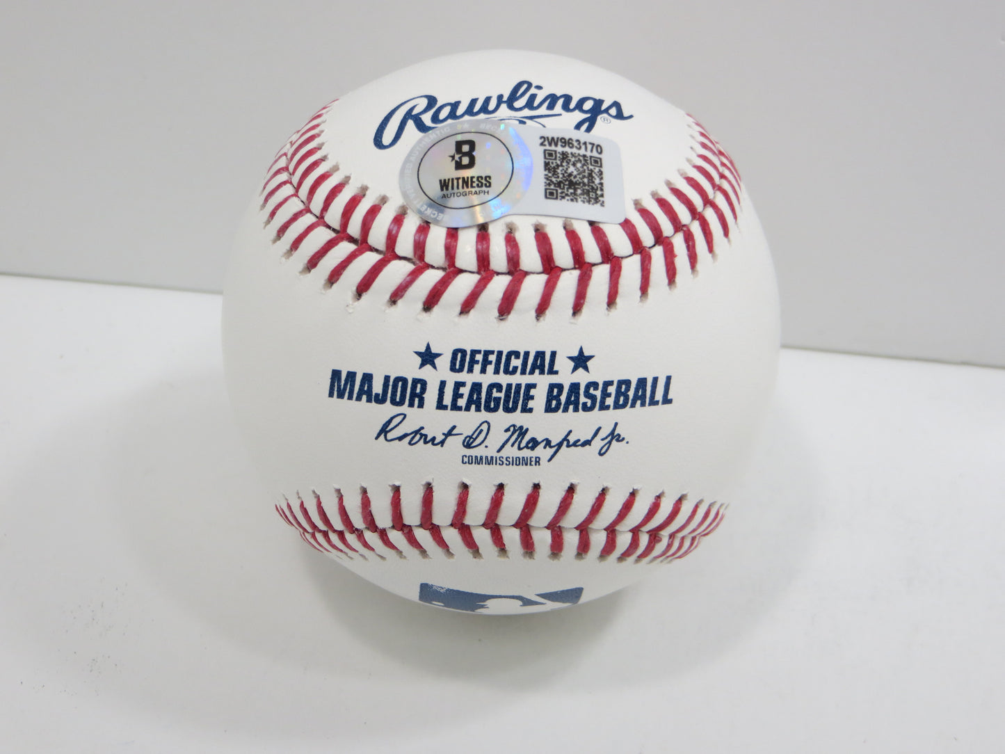 SEBASTIAN WALCOTT TEXAS RANGERS SIGNED FULL NAME SIGNATURE OML BASEBALL BAS