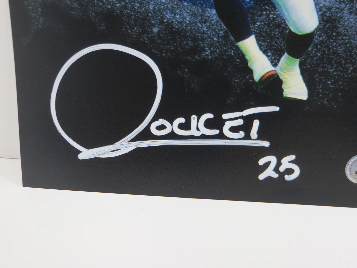 RAGHIB ROCKET ISMAIL TORONTO ARGONAUTS SIGNED 8x10 PHOTO LOGO BAS