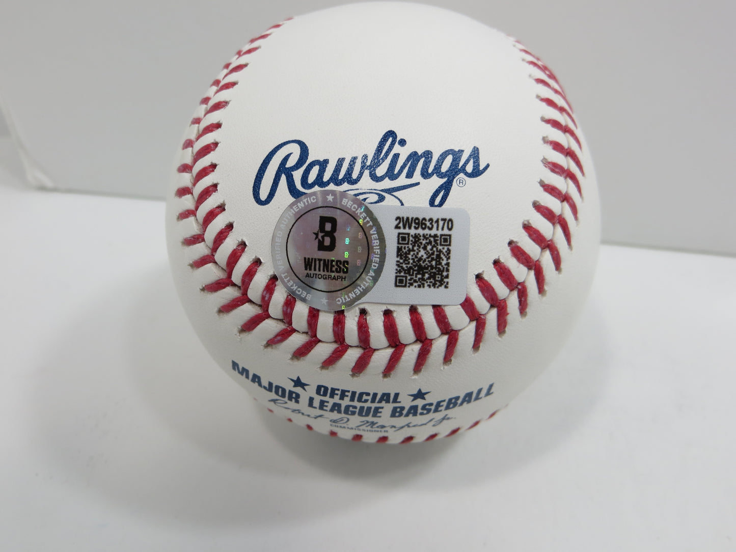 SEBASTIAN WALCOTT TEXAS RANGERS SIGNED FULL NAME SIGNATURE OML BASEBALL BAS