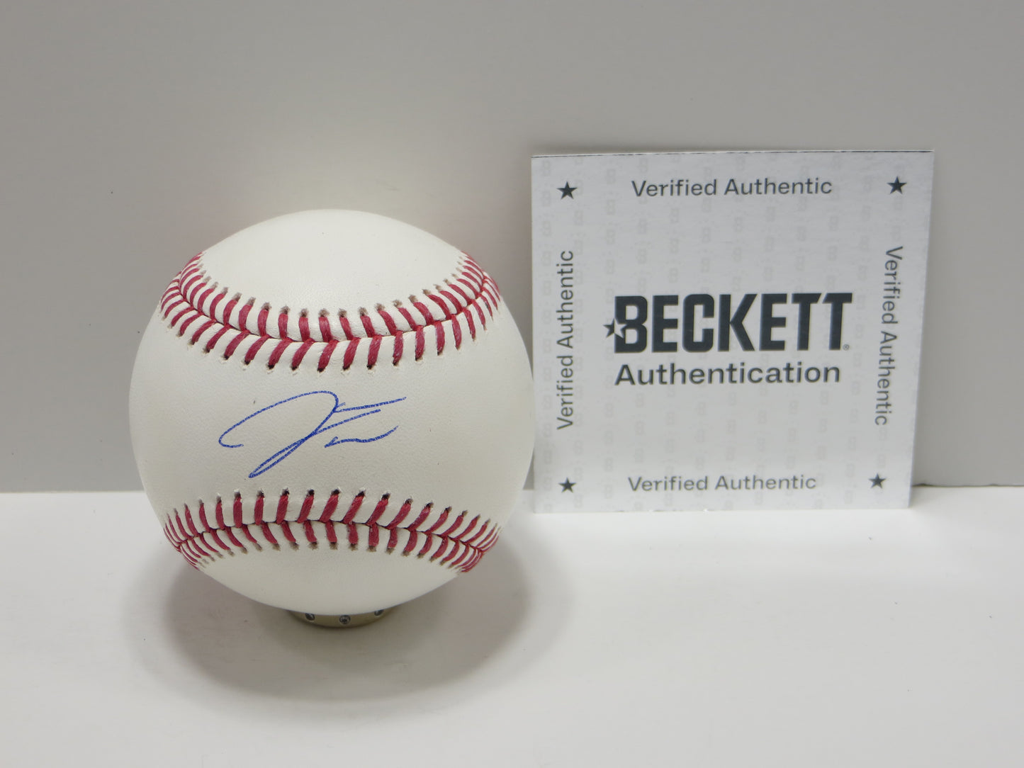 JAMES WOOD WASHINGTON NATIOANLS SIGNED OFFICIAL MAJOR LEAGUE OML BASEBALL BAS