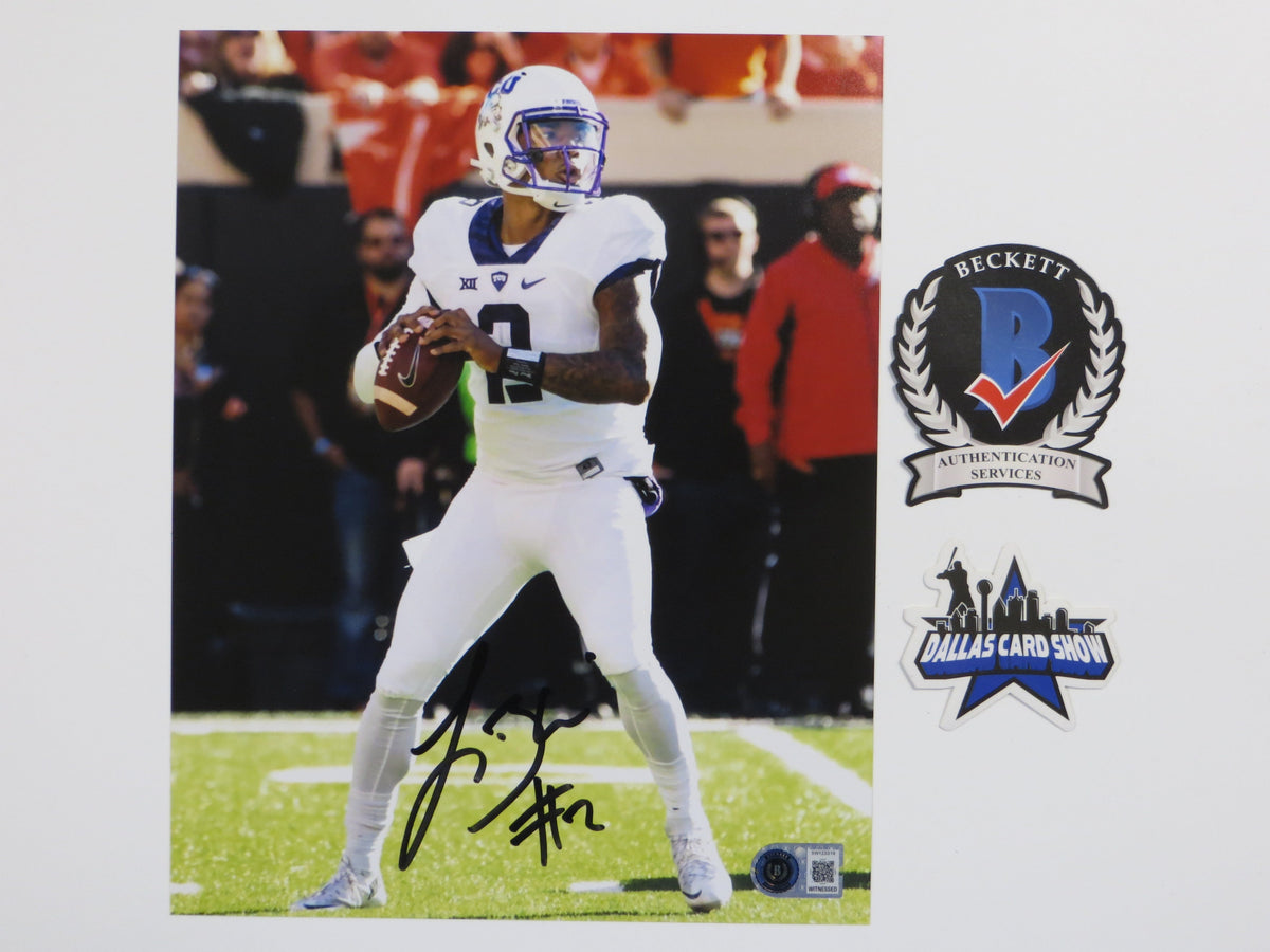 TREVONE BOYKIN TCU HORNED FROGS SIGNED 8x10 PHOTO In the Pocket BAS