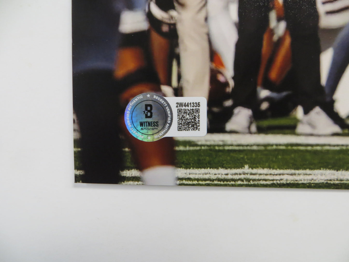 MALIK MUHAMMAD Texas Longhorns Burnt Orange Jersey SIGNED 8x10 PHOTO BAS COA
