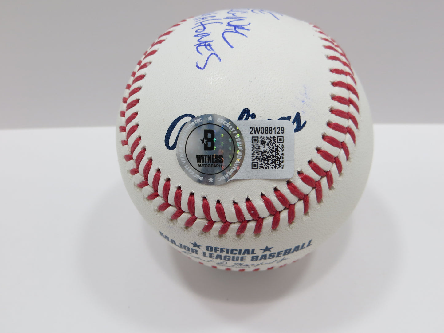 PAT PATRICK MAHOMES SR SIGNED OML BASEBALL Twins w/MVP THE ORIGINAL BAS