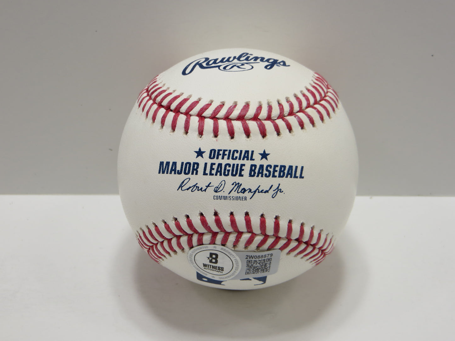 JAMES WOOD WASHINGTON NATIOANLS SIGNED OFFICIAL MAJOR LEAGUE OML BASEBALL BAS