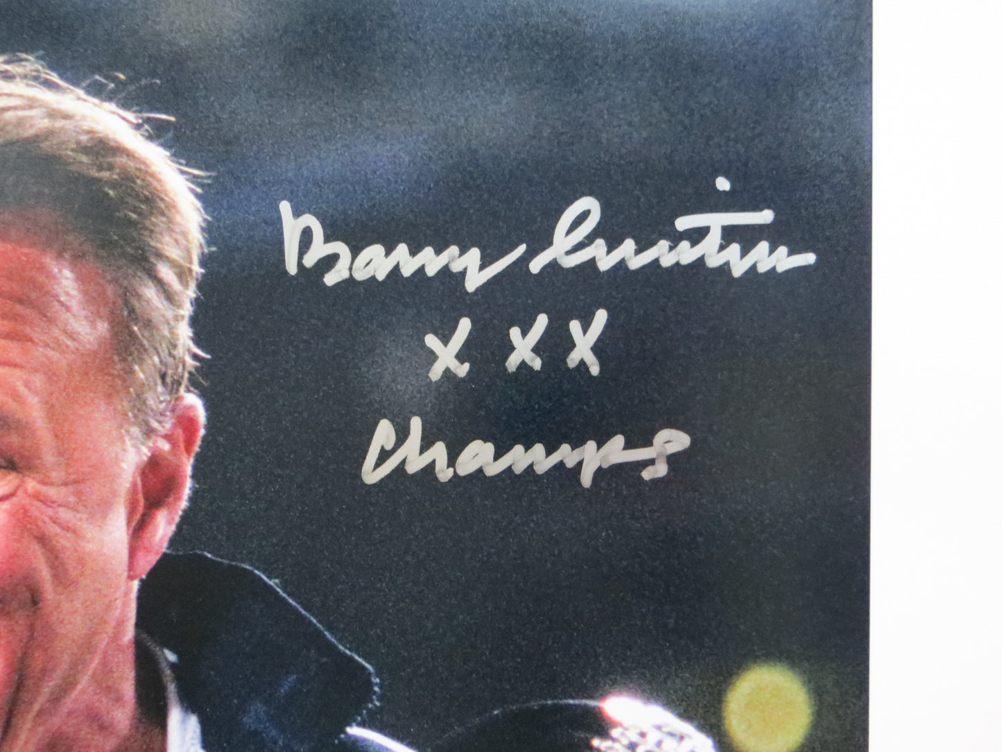 BARRY SWITZER DALLAS COWBOYS SIGNED 16x20 PHOTO w/XXX Champs OU Sooners BAS