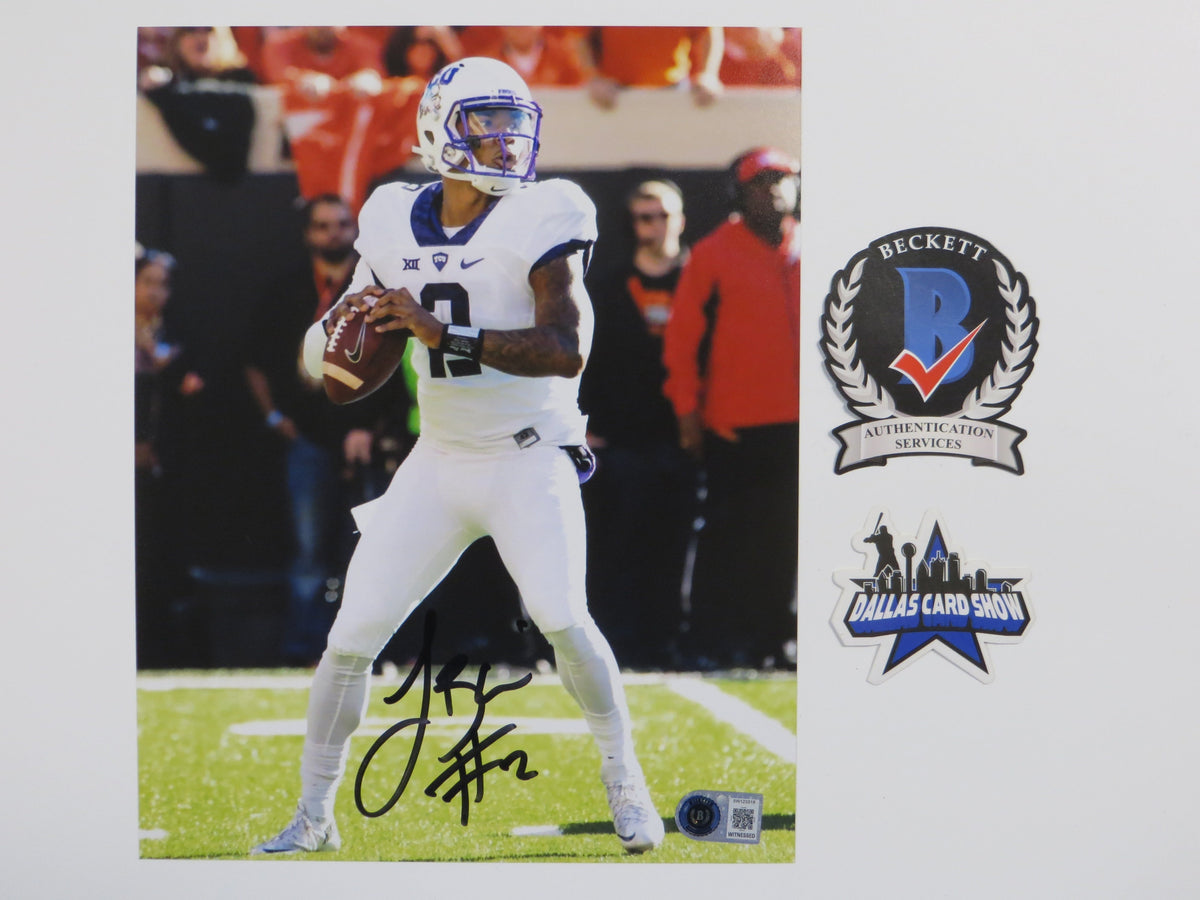 TREVONE BOYKIN TCU HORNED FROGS SIGNED 8x10 PHOTO In the Pocket BAS