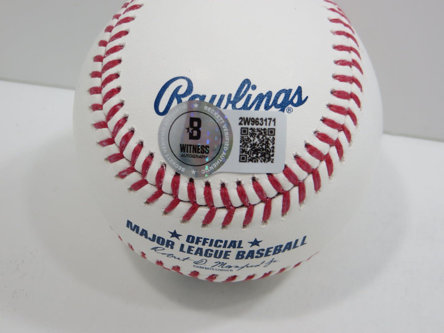 SEBASTIAN WALCOTT TEXAS RANGERS SIGNED FULL NAME SIGNATURE OML BASEBALL BAS