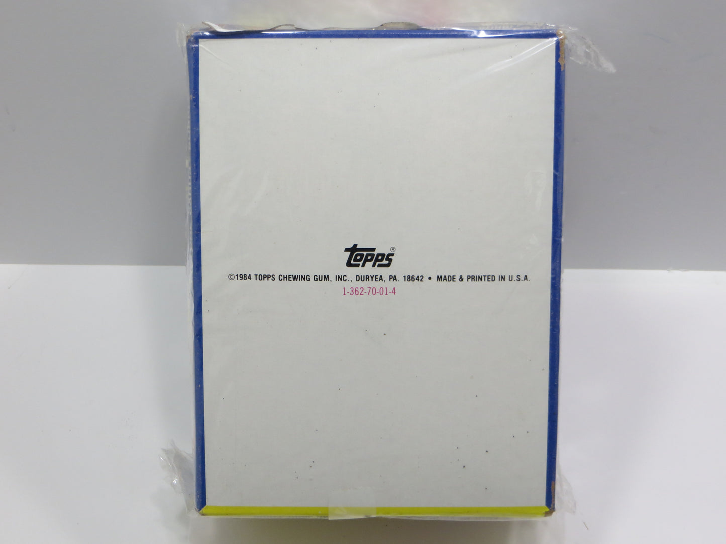 1984 TOPPS BASEBALL EMPTY WAX BOX