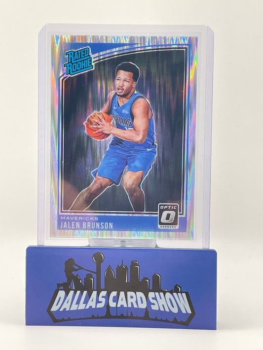 2018-19 Panini Optic #179 Jalen Brunson Shock Rated Rookie RC
