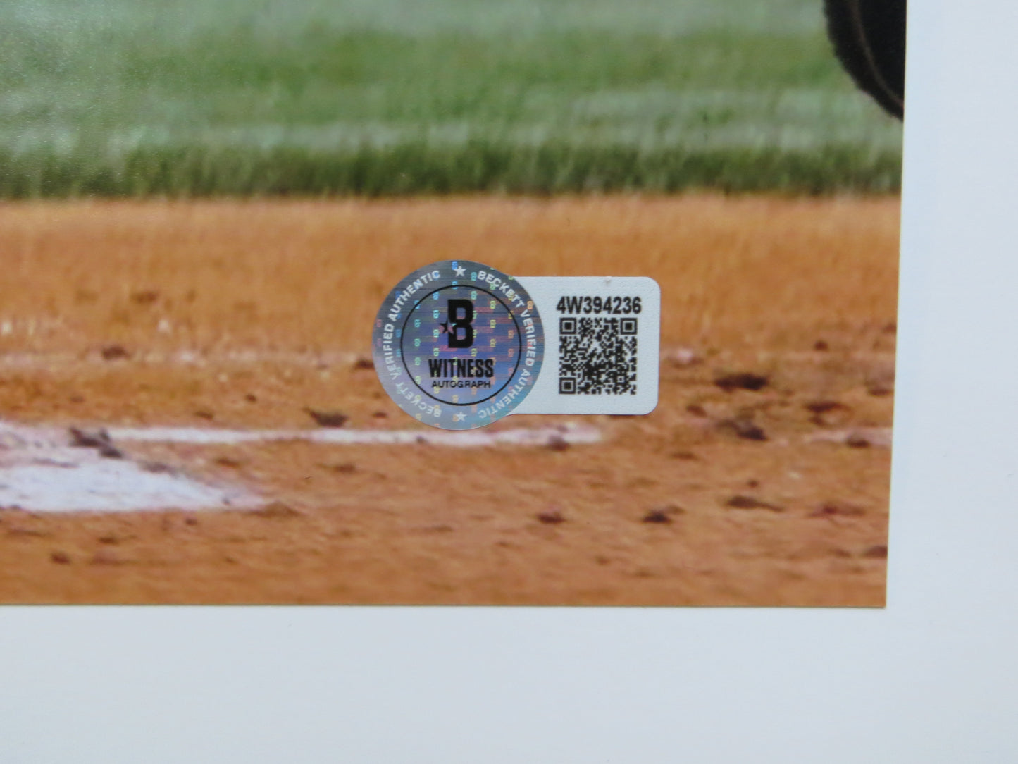 EVAN CARTER TEXAS RANGERS SIGNED 16x20 PHOTO Globe Life Field at Bat BAS COA