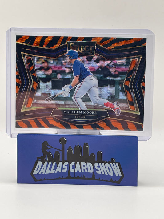 2025 Panini Select #242 Malcom Moore Tigerstripe SSP