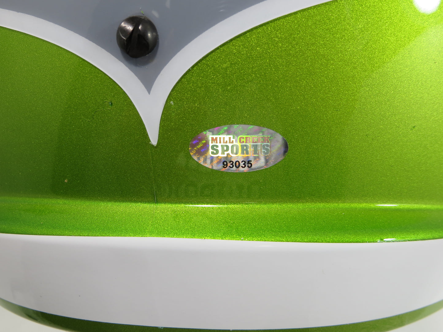 WALTER JONES SEATTLE SEAHAWKS SIGNED SPEED FLASH F/S HELMET w/HOF Mill Creek