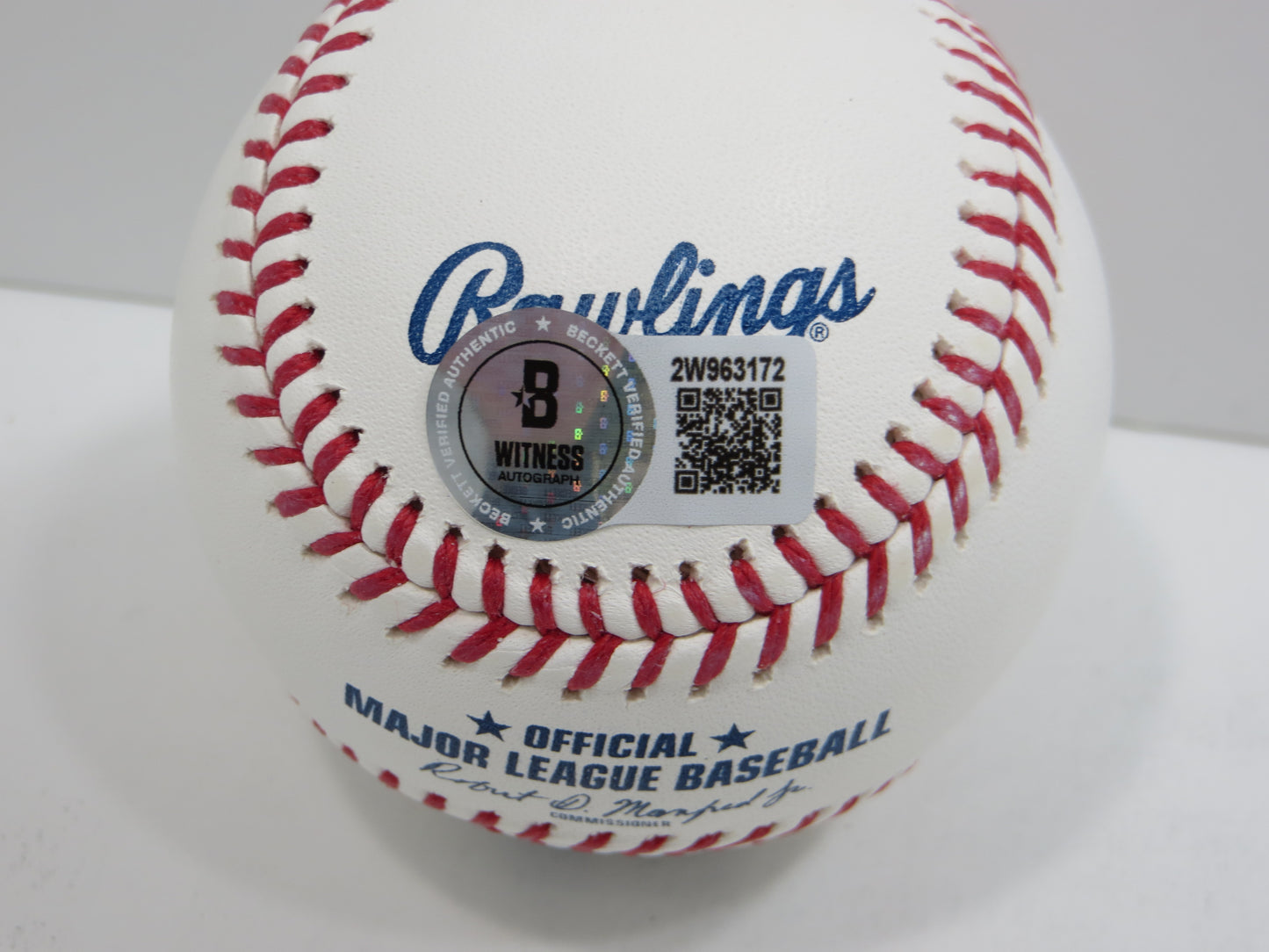 SEBASTIAN WALCOTT TEXAS RANGERS SIGNED FULL NAME SIGNATURE OML BASEBALL BAS