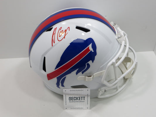 AMARI COOPER BUFFALO BILLS SIGNED RIDDELL SPEED FULL SIZE Helmet BAS COA