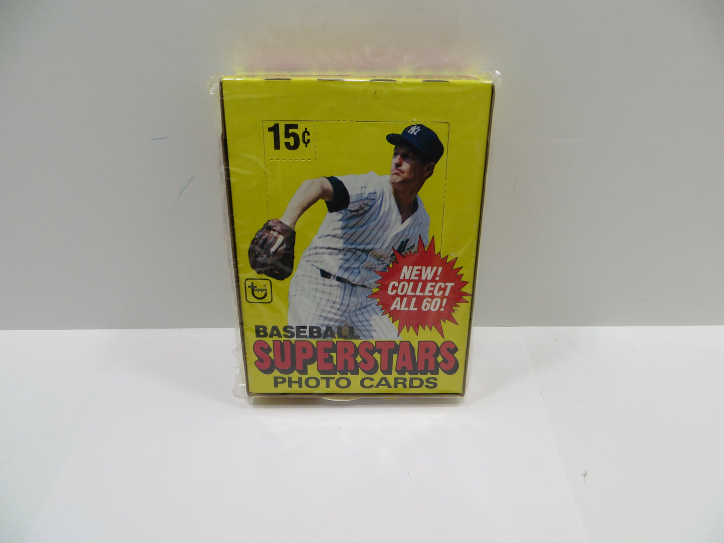 1980 TOPPS BASEBALL SUPERSTARS PHOTO CARDS EMPTY WAX BOX Lot of 6 BOXES