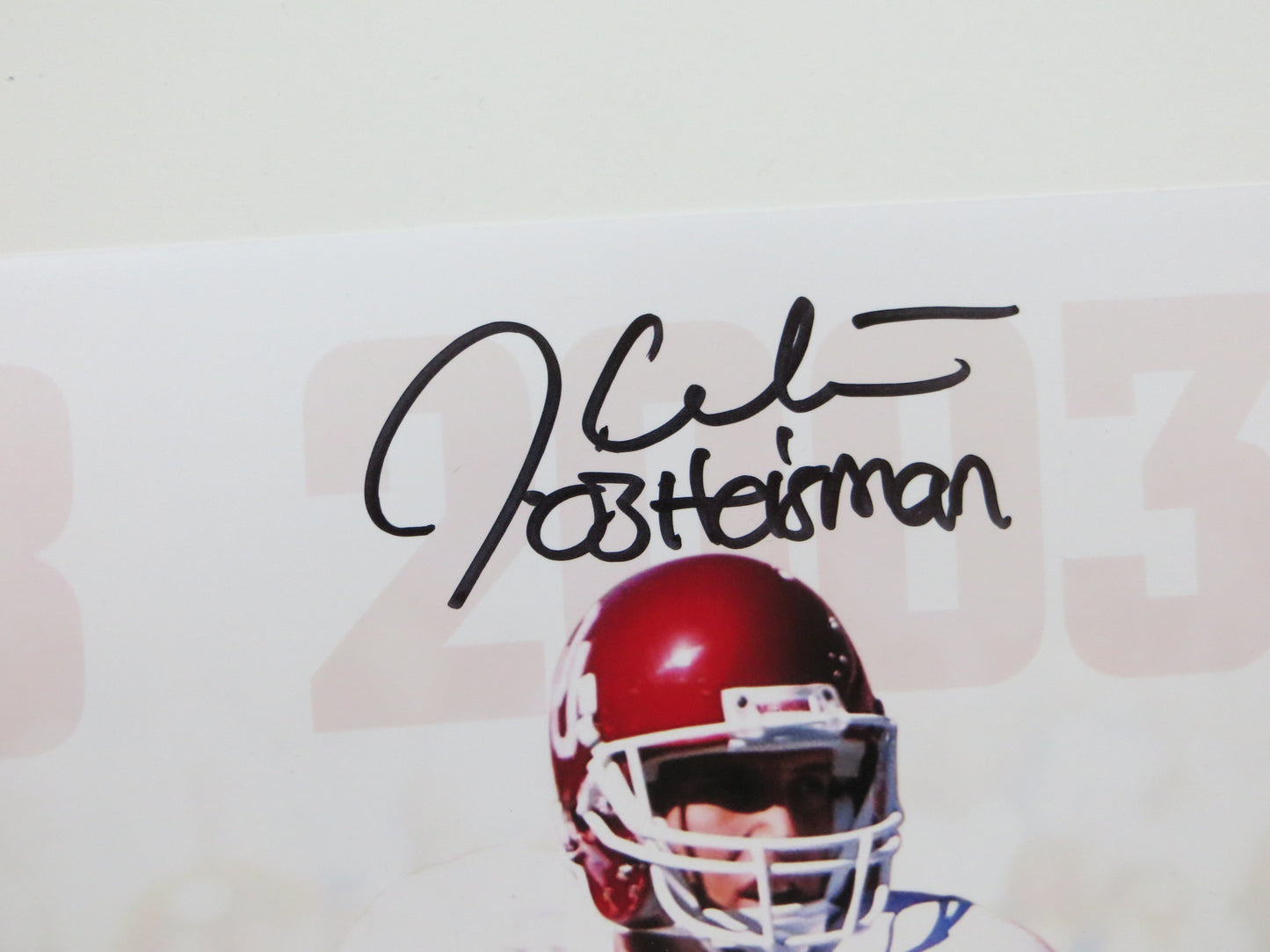 OKLAHOMA OU SOONERS HEISMAN BILLY SIMS STEVE OWENS JASON WHITE SIGNED Custom 16x20 BAS