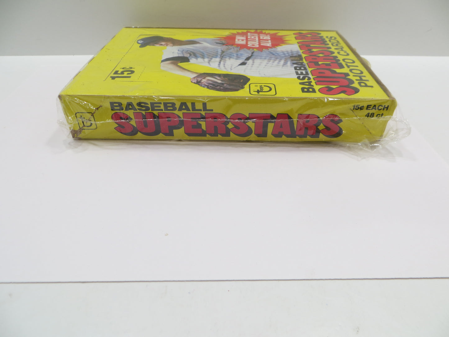 1980 TOPPS BASEBALL SUPERSTARS PHOTO CARDS EMPTY WAX BOX Lot of 6 BOXES