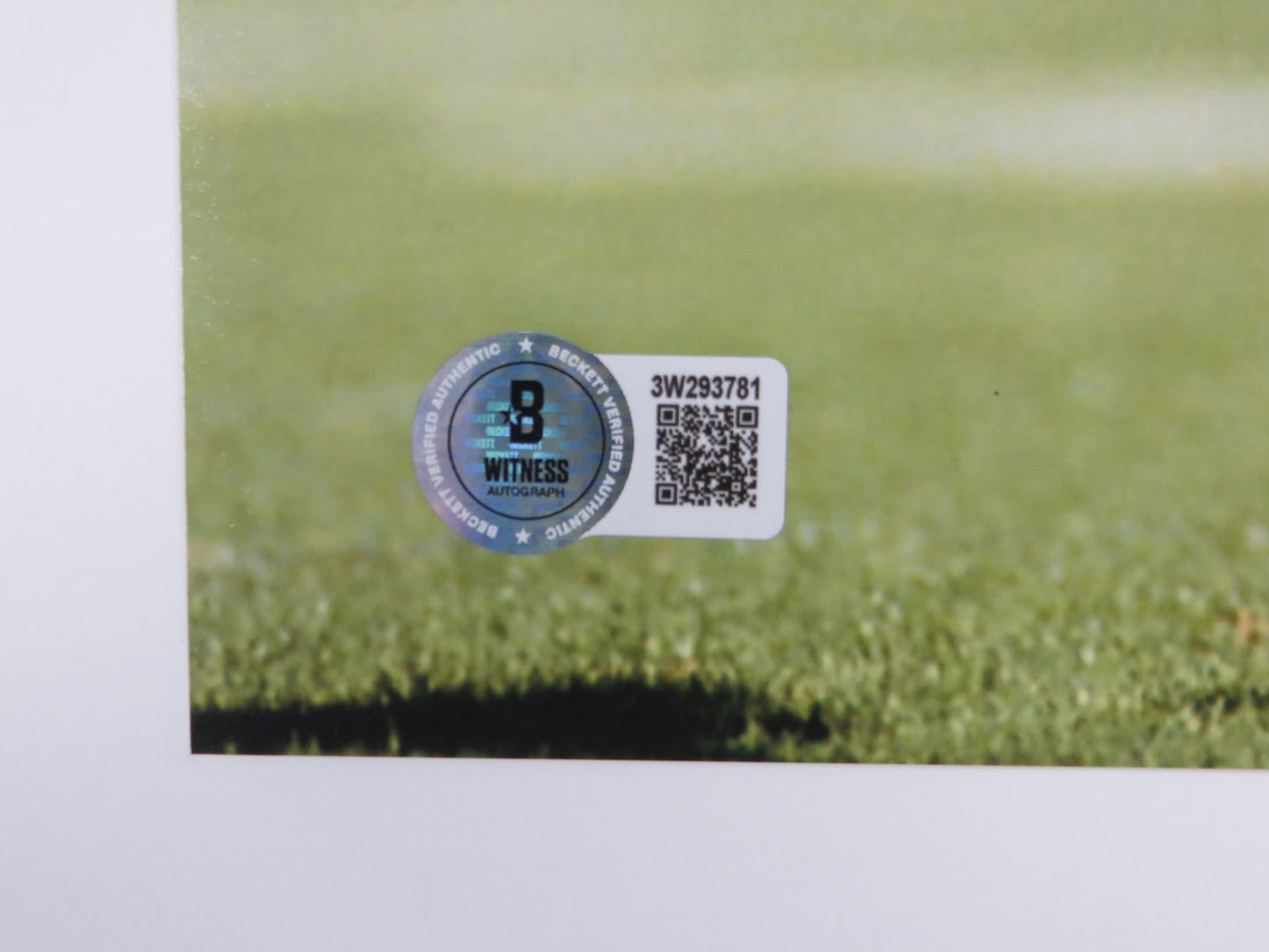 RICKEY JACKSON NEW ORLEANS SAINTS SIGNED 8x10 PHOTO w/HOF 2010 BAS COA