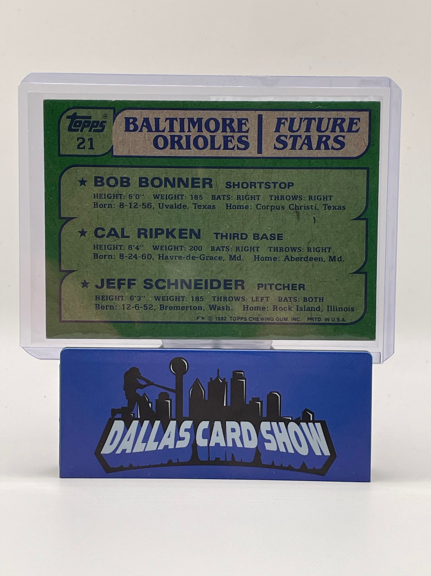 1982 Topps #21 Cal Ripken Rookie RC