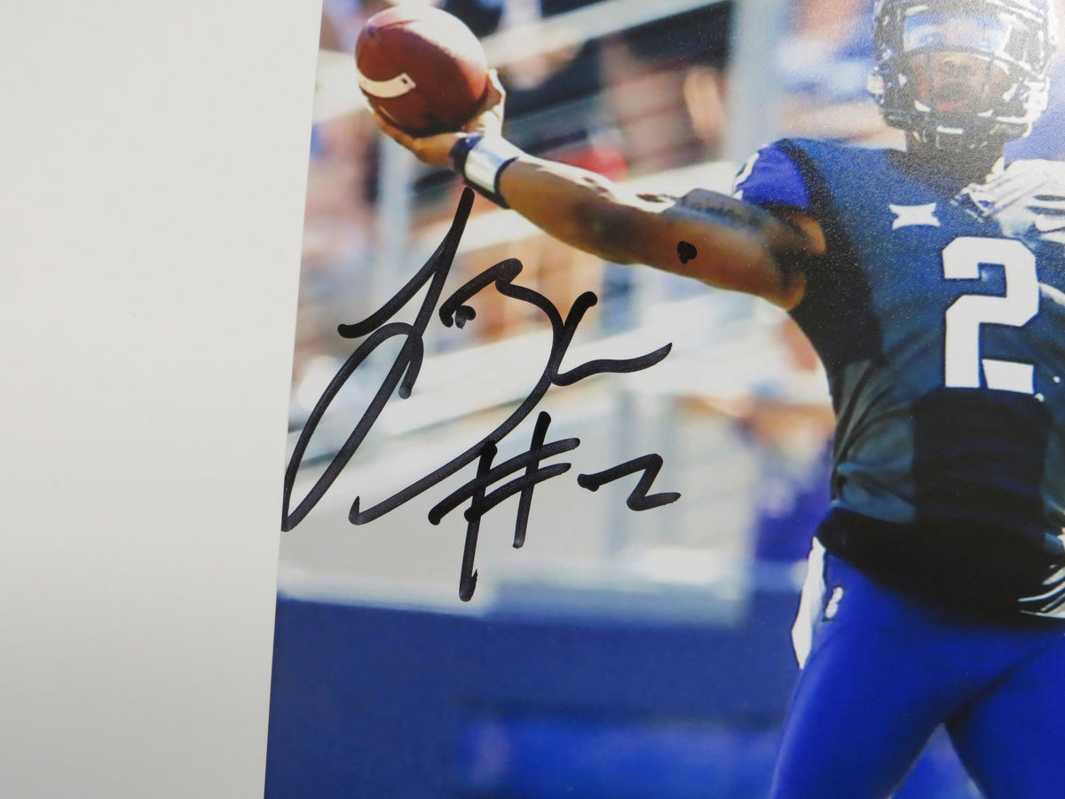 TREVONE BOYKIN TCU HORNED FROGS SIGNED 8x10 PHOTO Passing BAS