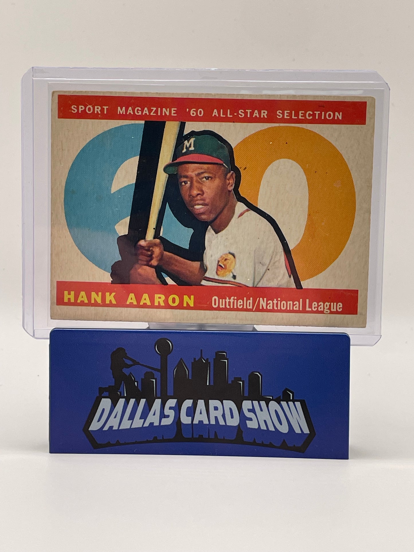 1960 Topps 566 Hank Aaron Braves All Star VG (Crease)