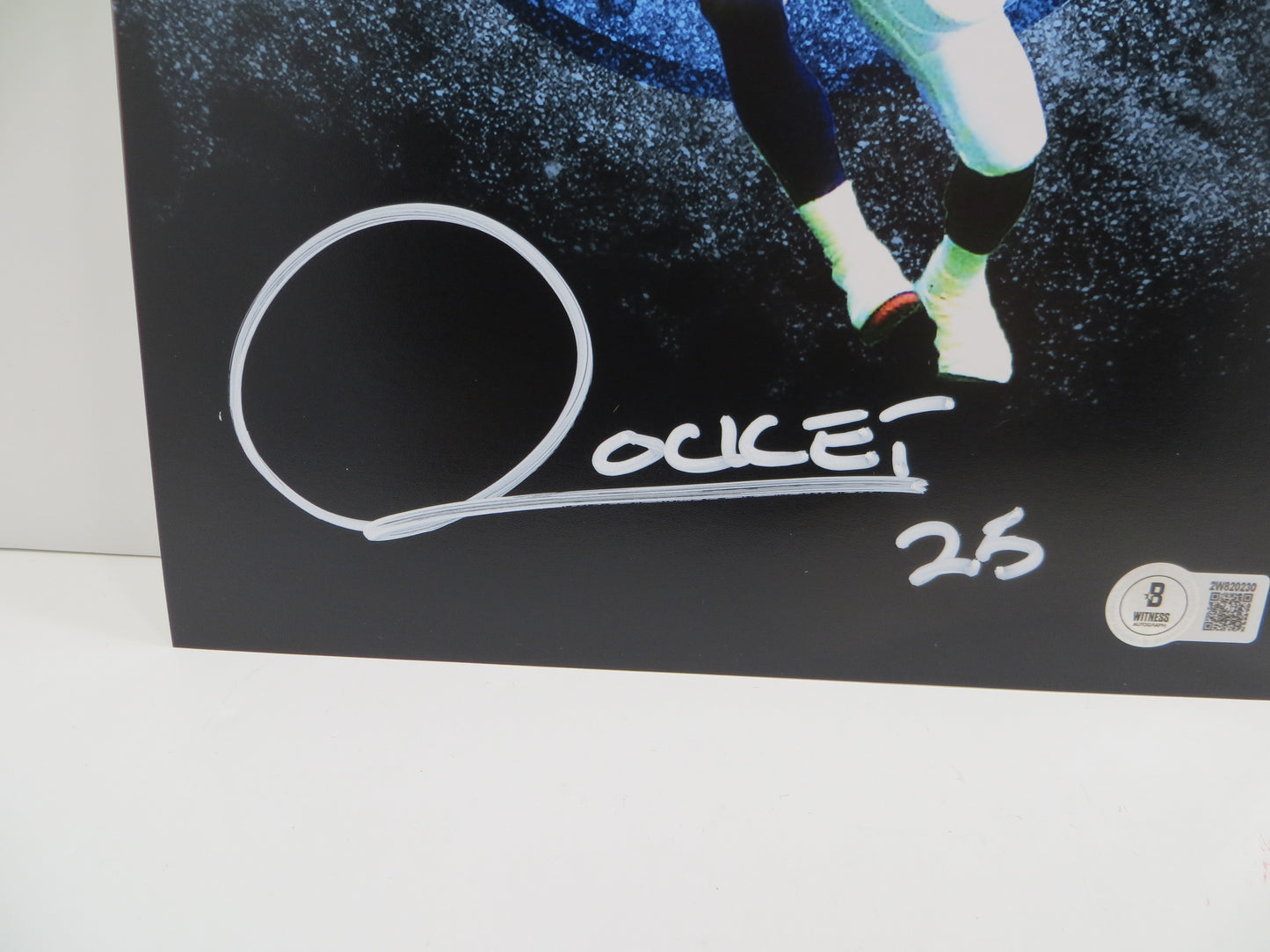 RAGHIB ROCKET ISMAIL TORONTO ARGONAUTS SIGNED 8x10 PHOTO LOGO BAS