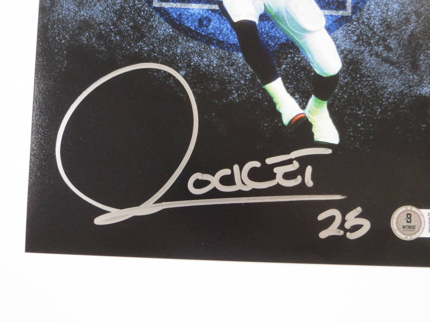 RAGHIB "ROCKET" ISMAIL Toronto Argonauts Logo SIGNED 8x10 PHOTO BAS COA