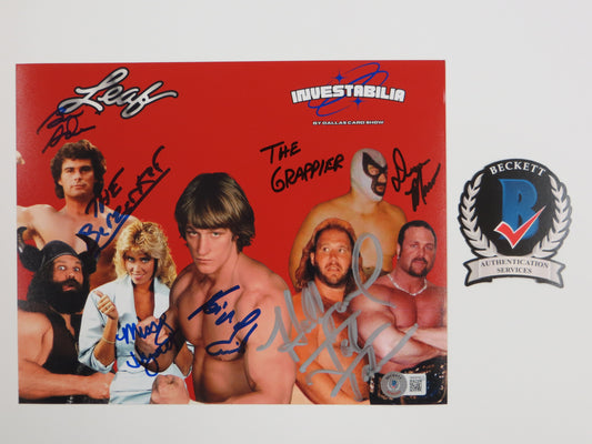 INVESTABILIA by the DALLAS CARD SHOW SIGNED 8x10 Red PHOTO Von Erich +MORE BAS