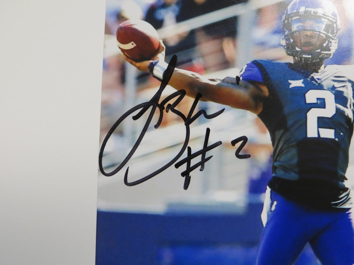 TREVONE BOYKIN TCU HORNED FROGS SIGNED 8x10 PHOTO Passing BAS