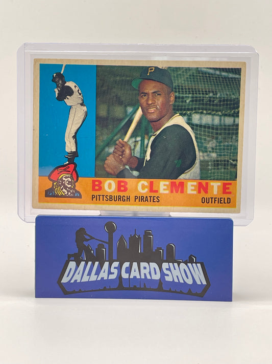 1960 Topps Roberto Clemente Called Bob on Card #326 Pirates