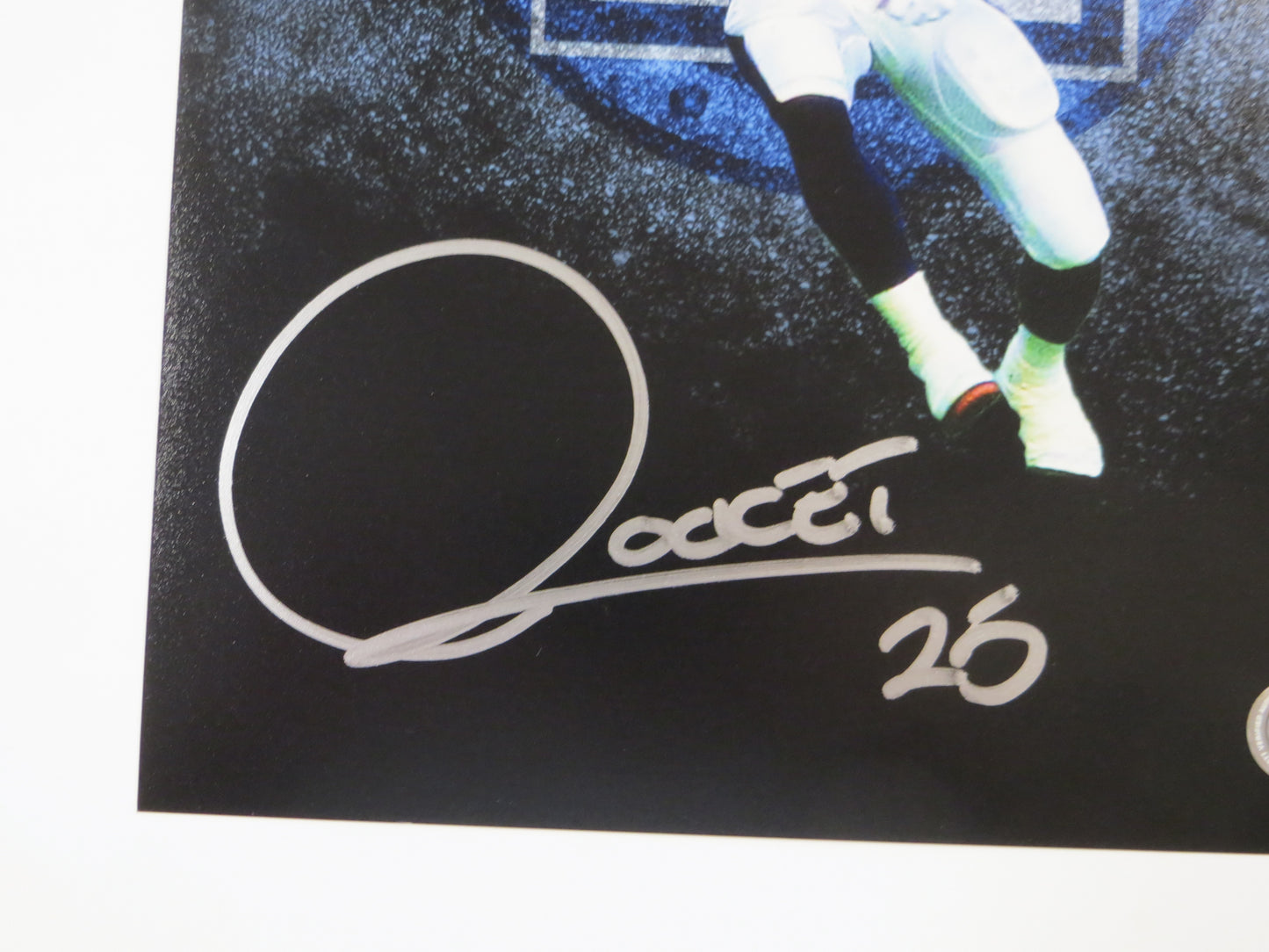 RAGHIB "ROCKET" ISMAIL Toronto Argonauts Logo SIGNED 8x10 PHOTO BAS COA