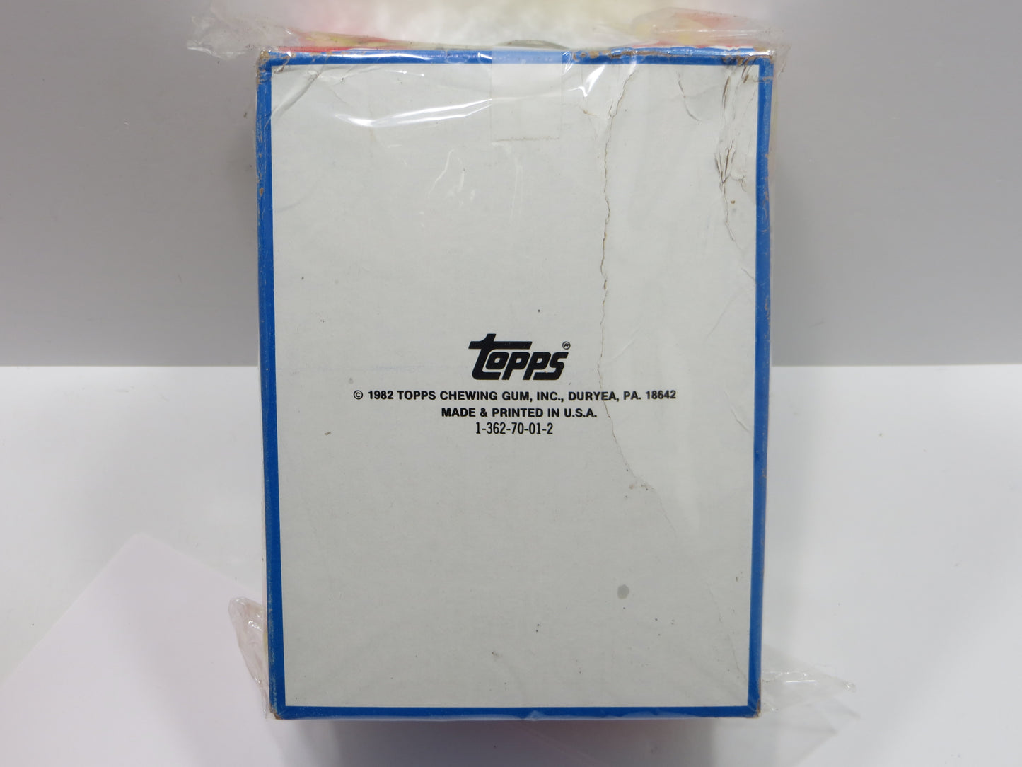 1982 TOPPS BASEBALL EMPTY WAX BOX Lot of 6