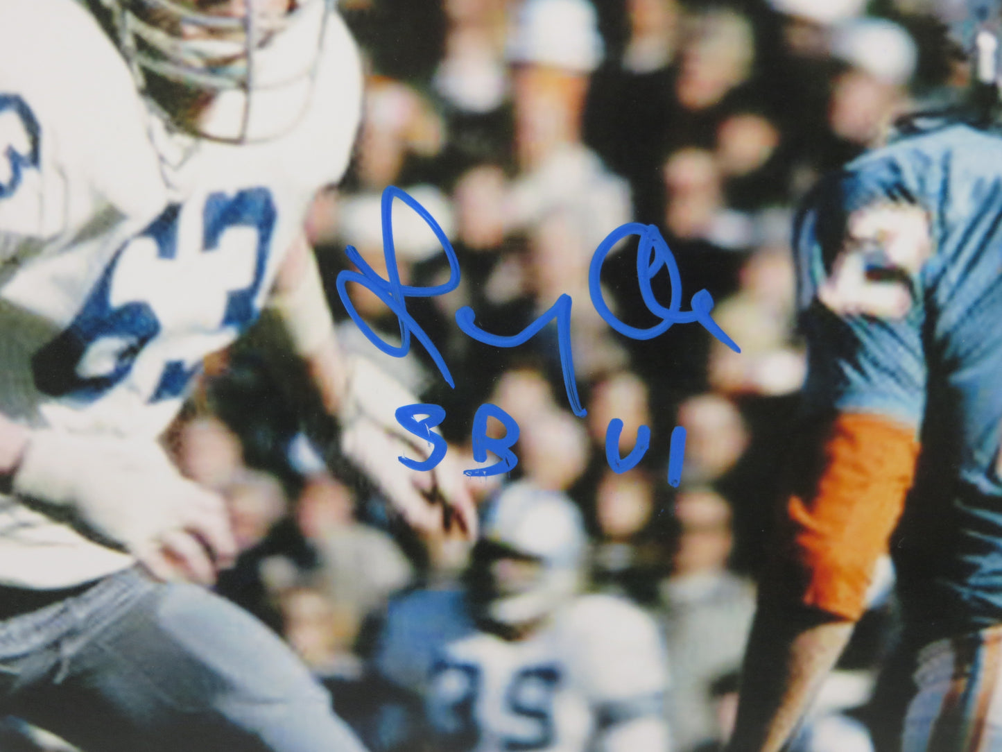 LARRY COLE Dallas Cowboys SIGNED 8x10 PHOTO w/SB VI JSA COA