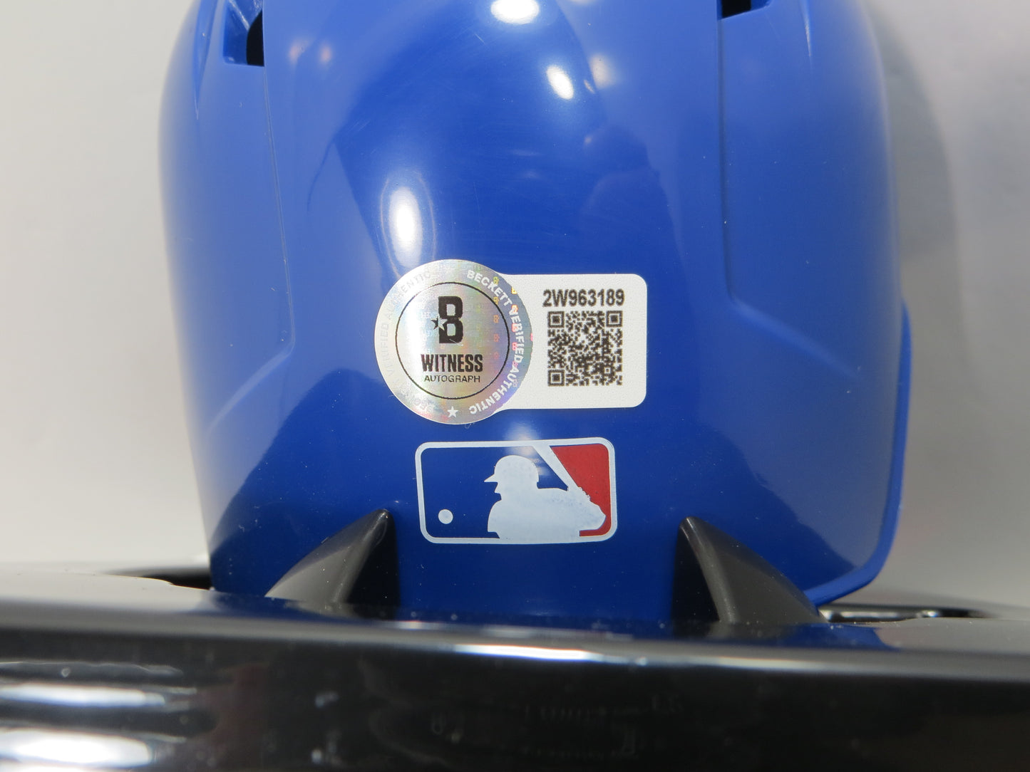 SEBASTIAN WALCOTT SIGNED TEXAS RANGERS MINI RAWLINGS BATTING HELMET BAS