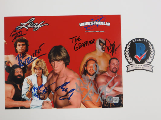 INVESTABILIA by the DALLAS CARD SHOW SIGNED 8x10 Red PHOTO Von Erich +MORE BAS