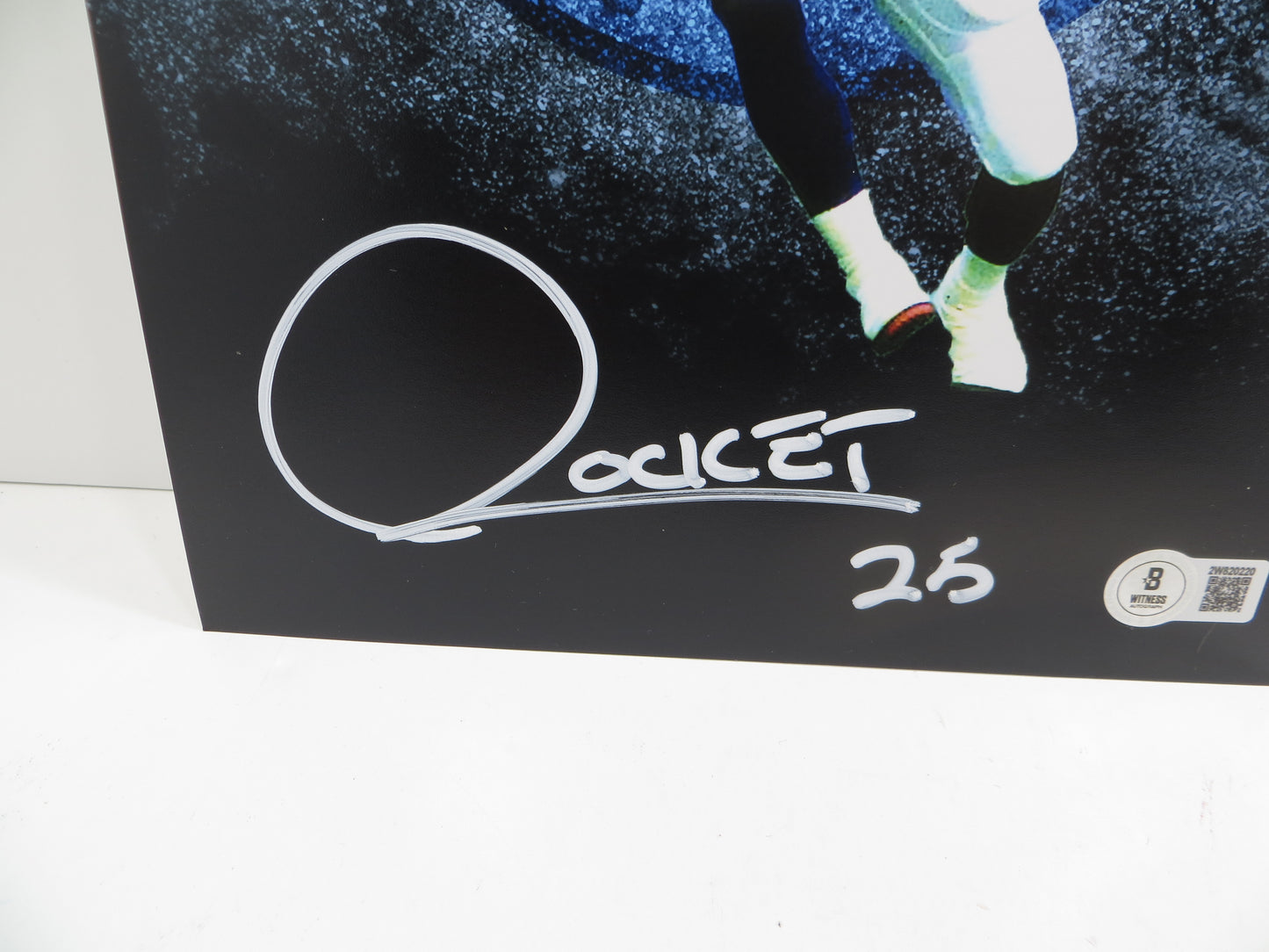 RAGHIB ROCKET ISMAIL TORONTO ARGONAUTS SIGNED 8x10 PHOTO LOGO BAS