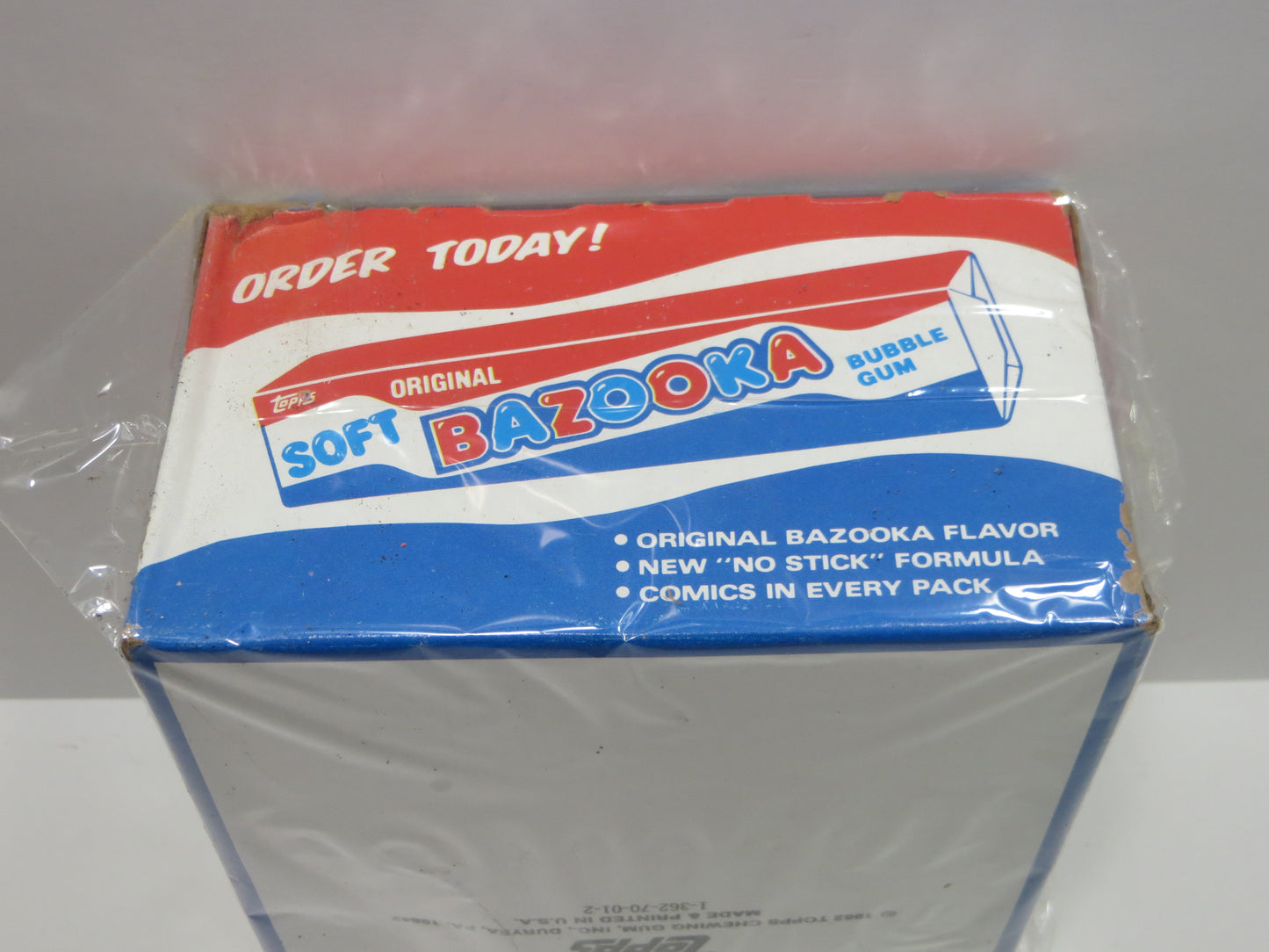1982 TOPPS BASEBALL EMPTY WAX BOX Lot of 6