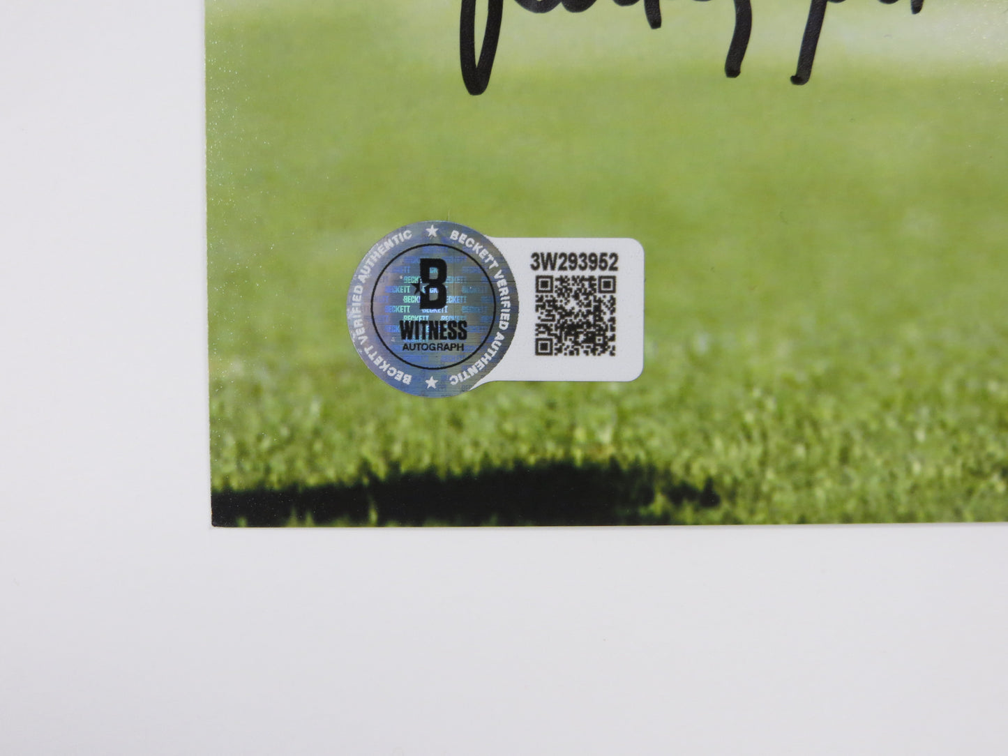 RICKEY JACKSON NEW ORLEANS SAINTS SIGNED 8x10 PHOTO Pitt Panthers BAS COA