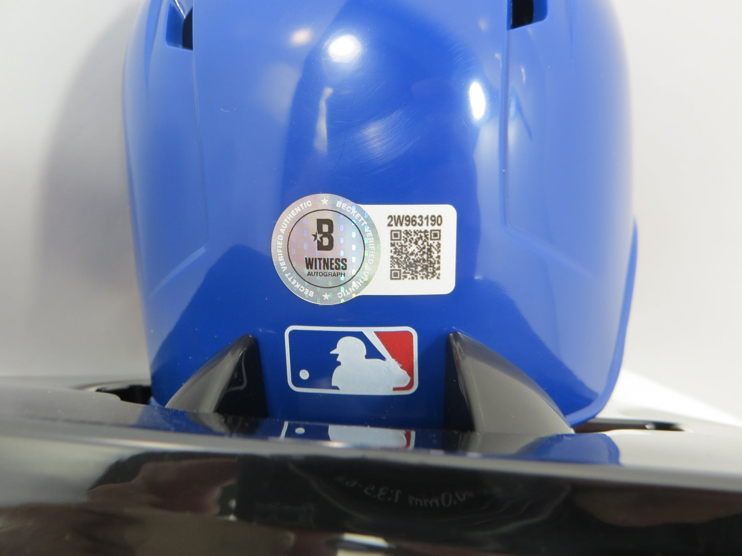 SEBASTIAN WALCOTT SIGNED TEXAS RANGERS MINI RAWLINGS BATTING HELMET BAS