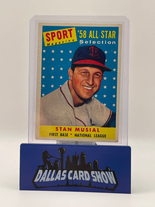 1958 Topps - Sport Magazine '58 All Star Selection Stan Musial #476