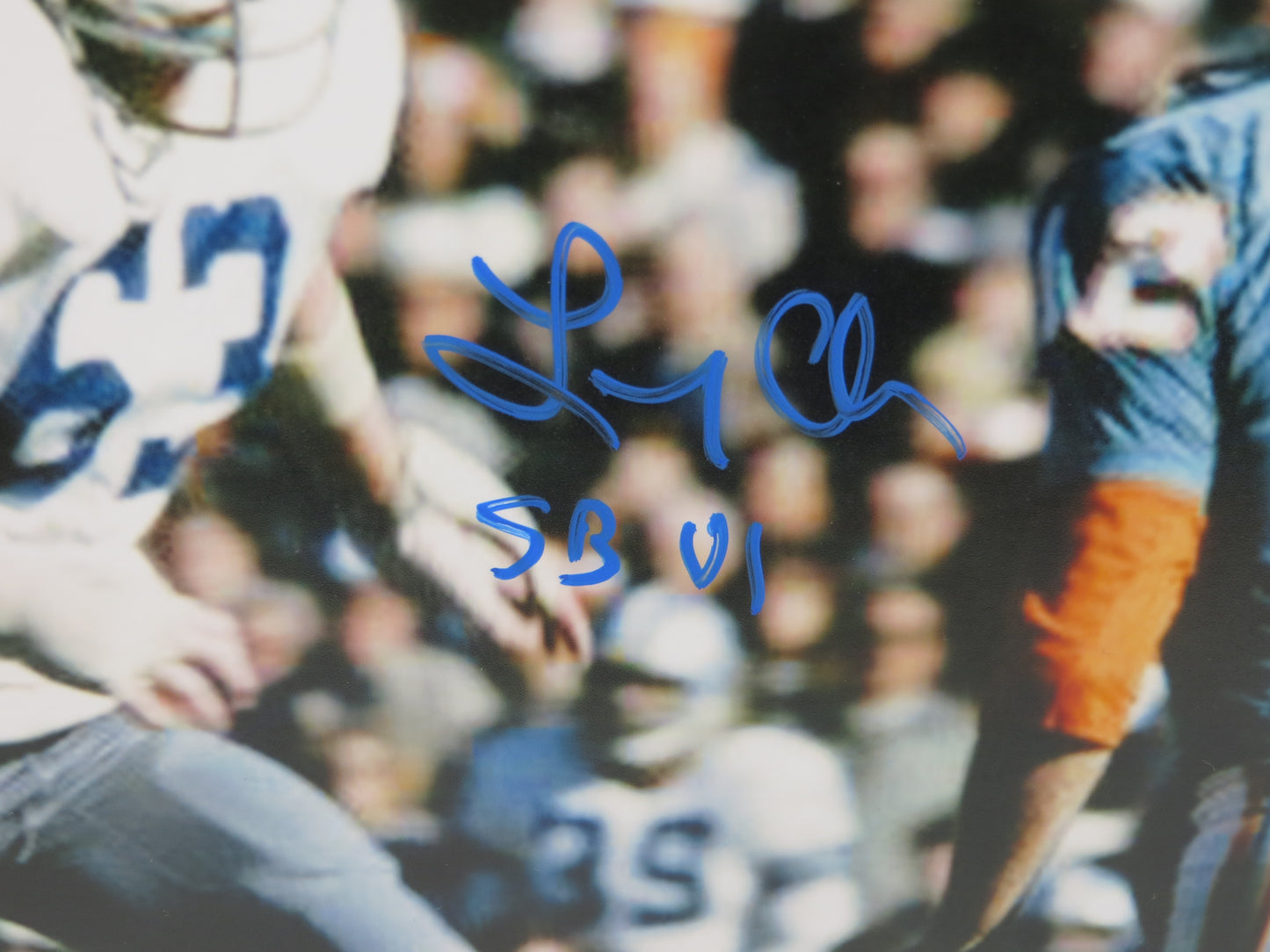LARRY COLE Dallas Cowboys SIGNED 8x10 PHOTO w/SB VI JSA COA