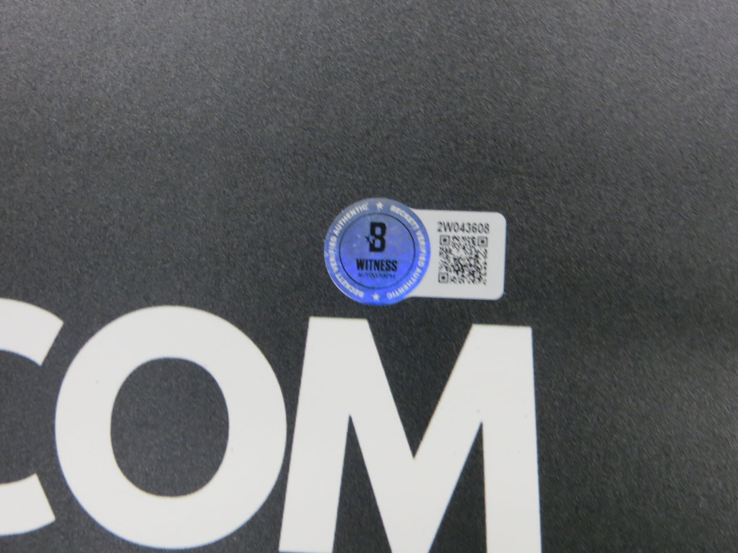 PAT MAHOMES SR. SIGNED 24x36 Dallas Card Show FOAM BOARD BAS COA