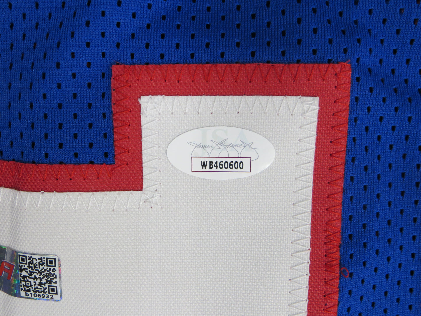 TIKI BARBER NEW YORK NY GIANTS SIGNED JERSEY Virginia Cavaliers JSA COA