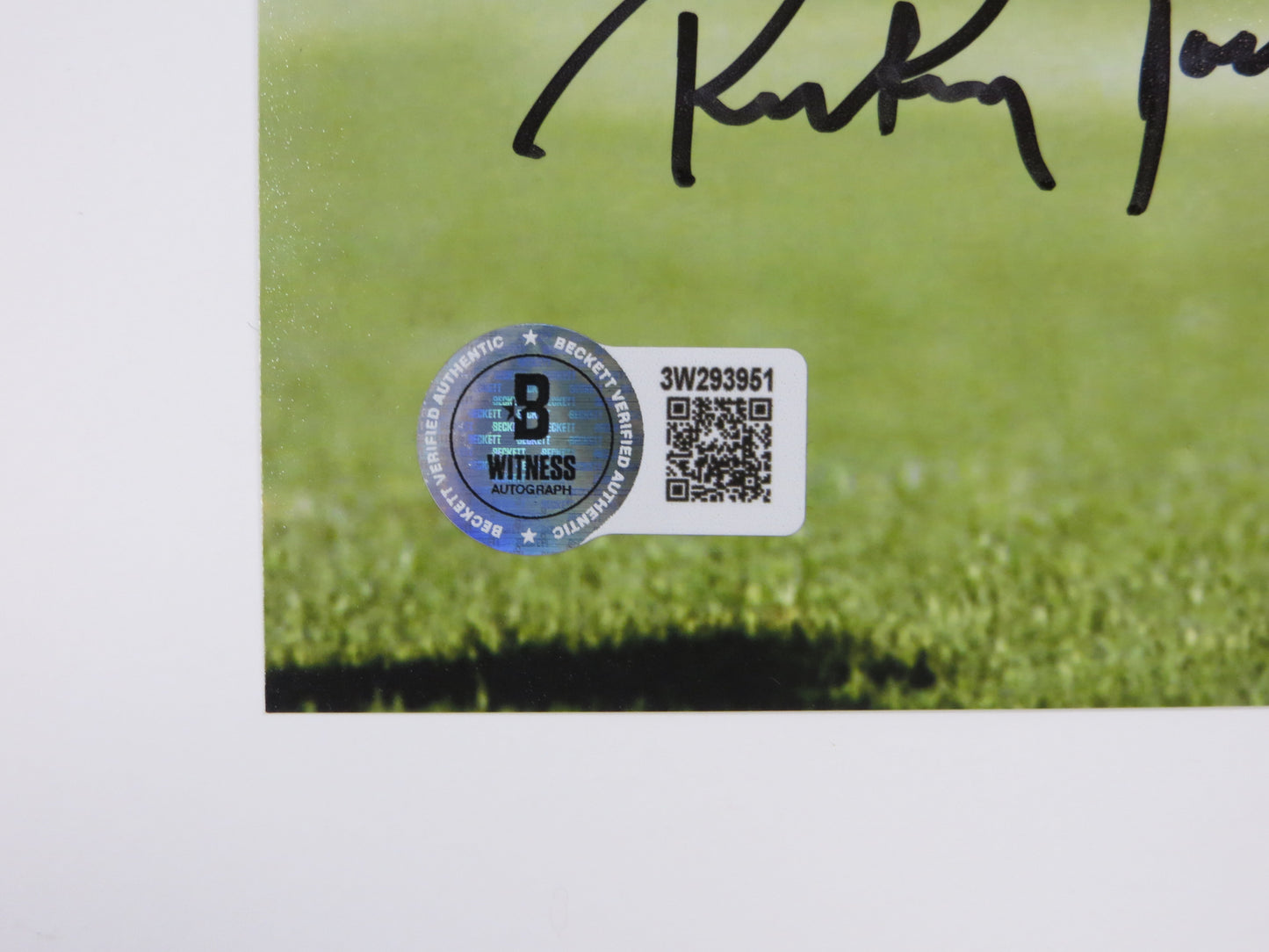 RICKEY JACKSON NEW ORLEANS SAINTS SIGNED 8x10 PHOTO Pitt Panthers BAS COA