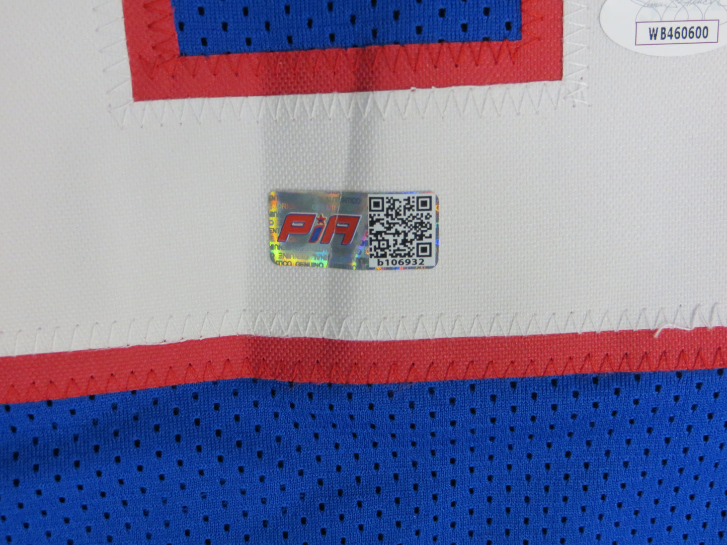 TIKI BARBER NEW YORK NY GIANTS SIGNED JERSEY Virginia Cavaliers JSA COA