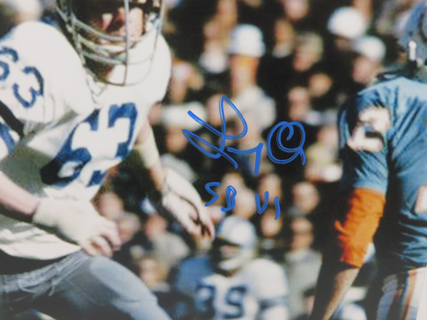 LARRY COLE Dallas Cowboys SIGNED 8x10 PHOTO w/SB VI JSA COA