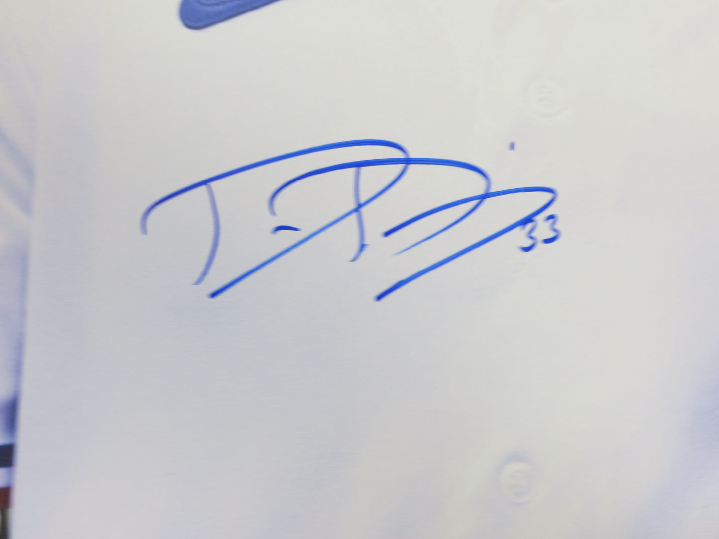 DANE DUNNING SIGNED 24x36 Dallas Card Show FOAM BOARD BAS COA