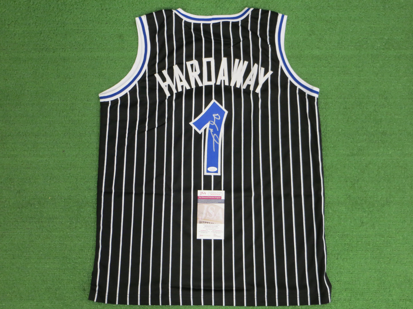 ANFERNEE PENNY HARDAWAY SIGNED JERSEY Memphis Tigers JSA COA