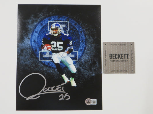 RAGHIB "ROCKET" ISMAIL Toronto Argonauts Logo SIGNED 8x10 PHOTO BAS COA