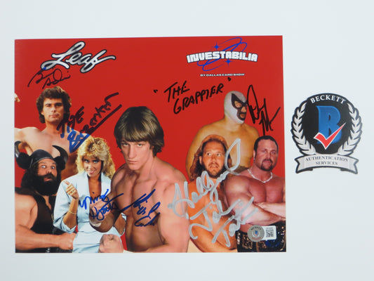 INVESTABILIA by the DALLAS CARD SHOW SIGNED 8x10 Red PHOTO Von Erich +MORE BAS